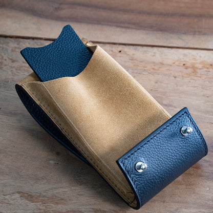 Etui une montre veau grainé noir